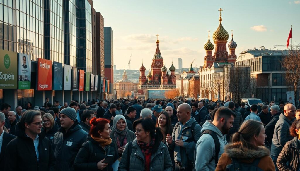 pasar tenaga kerja Rusia