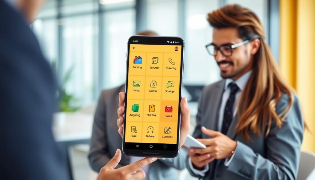 Gambar aplikasi produktivitas untuk multitasking di Android